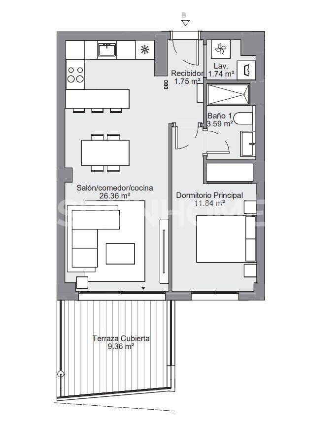 Apartment in Mijas, Spain, 75 m² - picture 12
