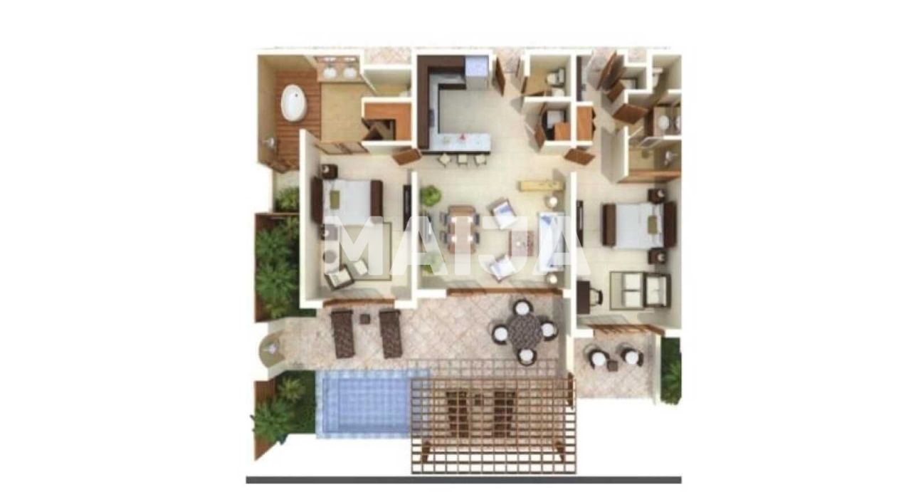 Appartamenti a Cap Cana, Repubblica Dominicana, 243.2 m² - foto 2