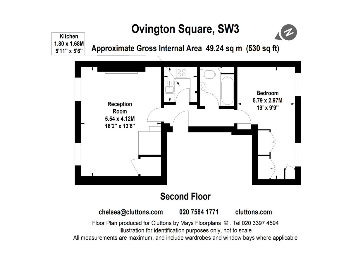 Appartamento a Londra, Regno Unito, 49 m² - foto 6
