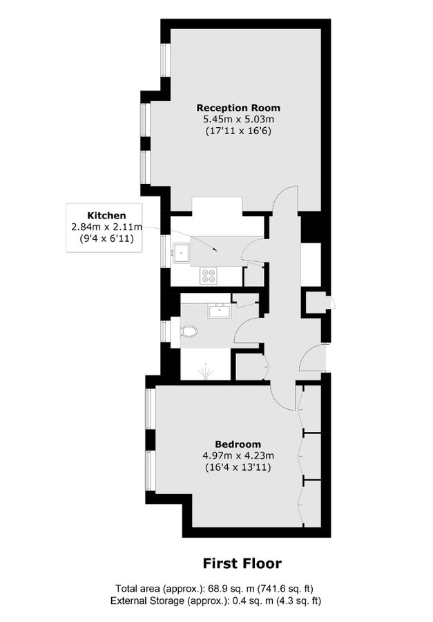 Piso en Londres, Reino Unido, 69 m² - imagen 7
