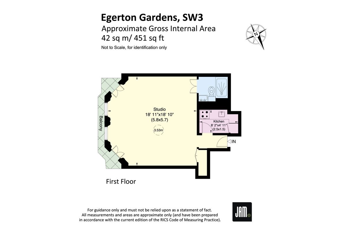 Flat in London, United Kingdom, 42 m² - picture 7