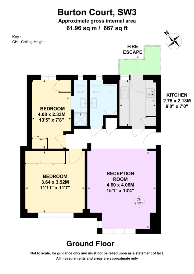Appartement à Londres, Royaume-Uni, 62 m² - image 9