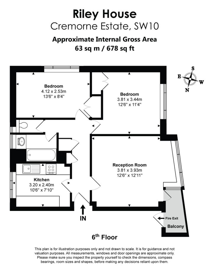 Flat in London, United Kingdom, 63 m² - picture 12