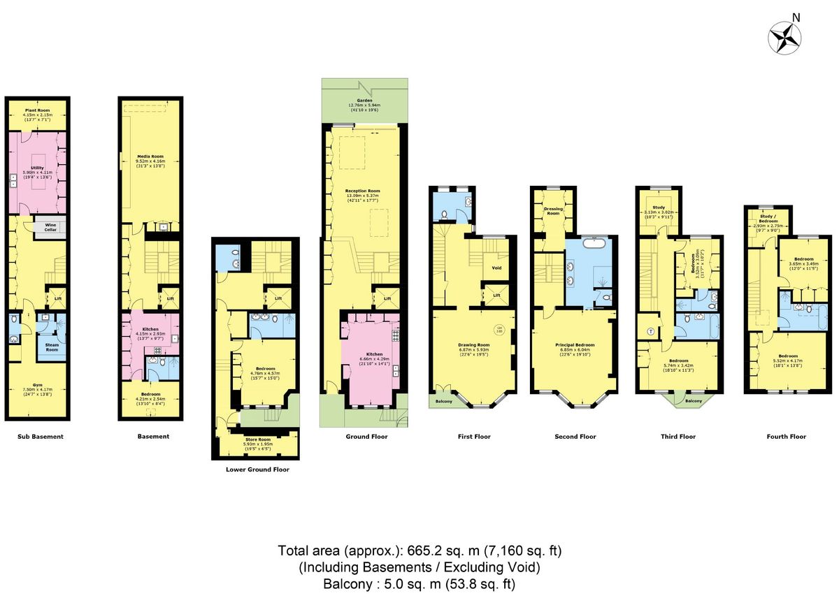 Wohnung in London, Großbritannien, 670 m² - Foto 12