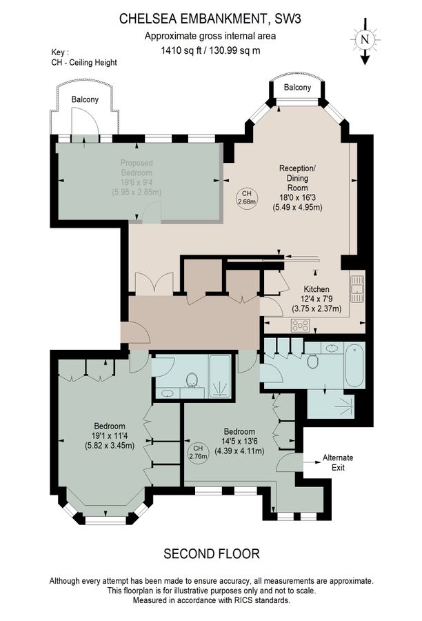 Appartamento a Londra, Regno Unito, 131 m² - foto 11