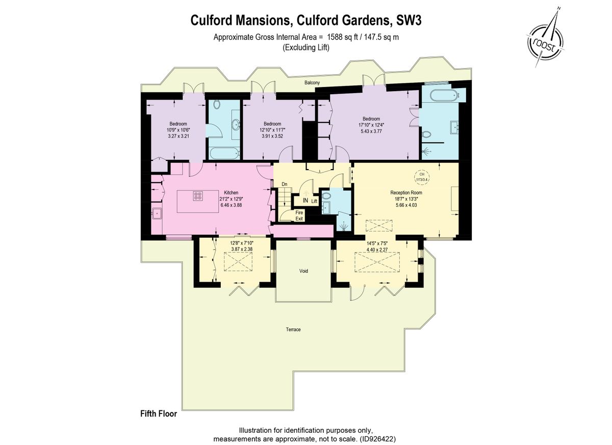 Flat in London, United Kingdom, 148 m² - picture 12
