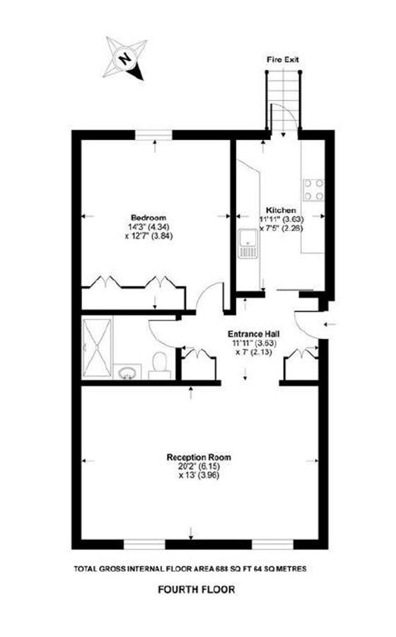 Flat in London, United Kingdom, 64 m² - picture 13