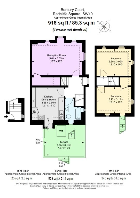 Wohnung in London, Großbritannien, 85 m² - Foto 14
