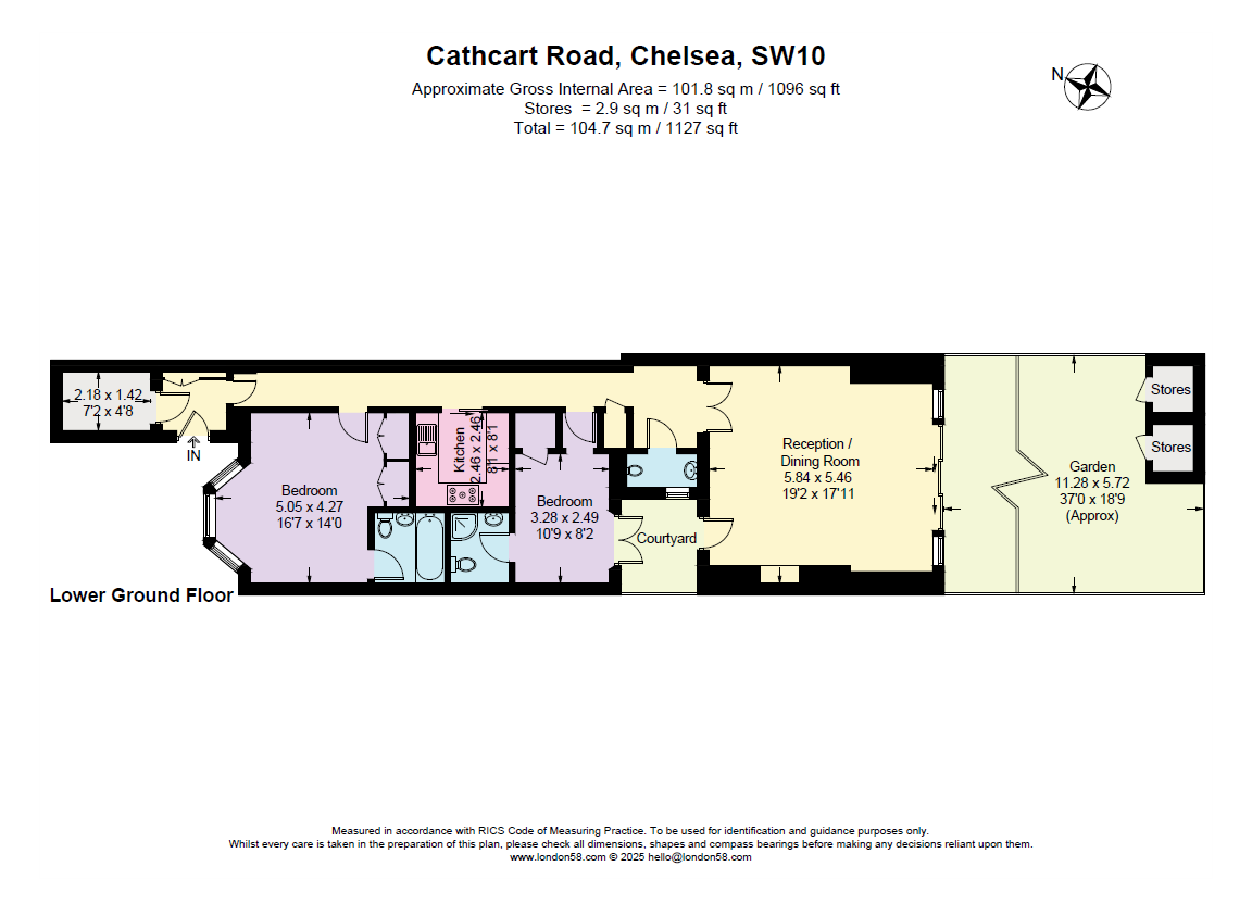 Flat in London, United Kingdom, 105 m² - picture 14