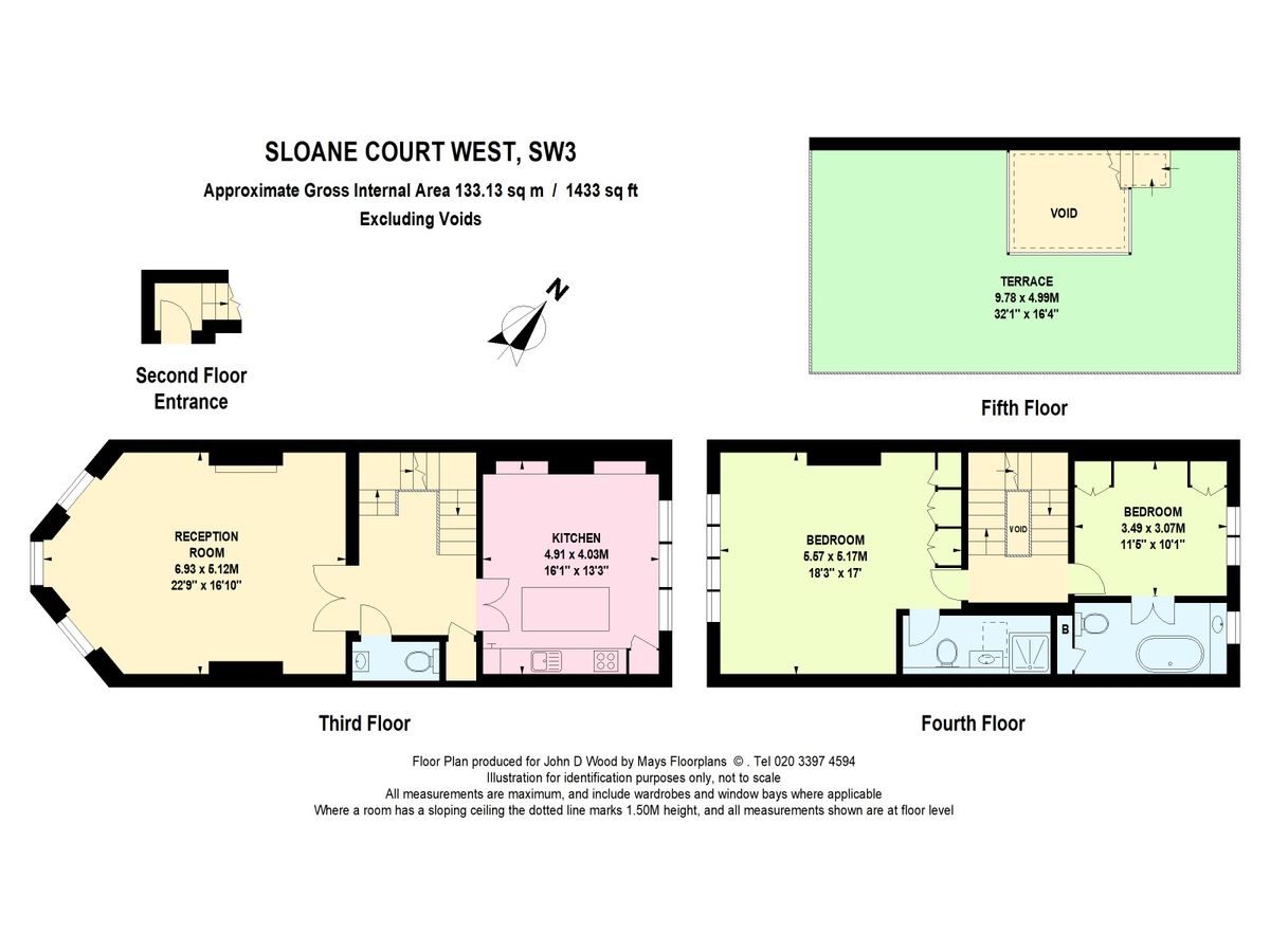 Wohnung in London, Großbritannien, 133 m² - Foto 17