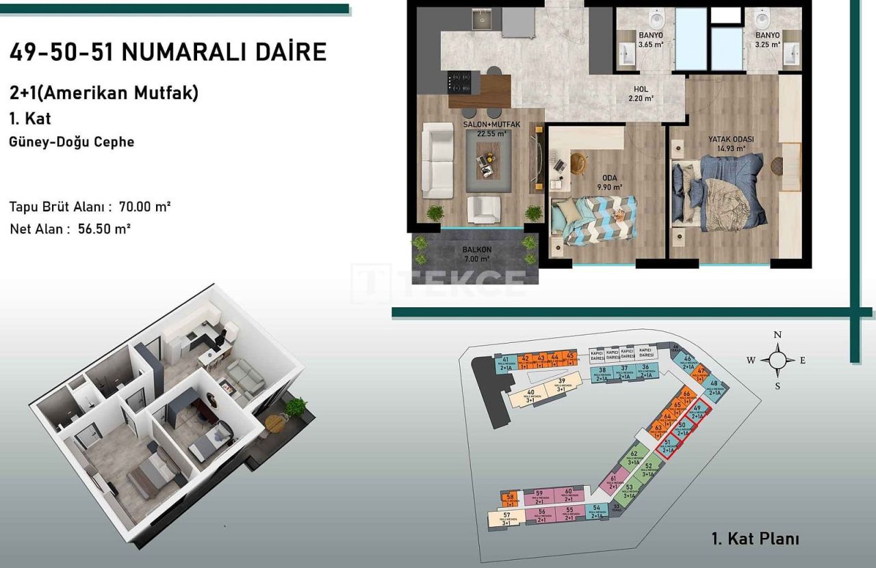Apartamento en Antalya, Turquia, 162 m² - imagen 18