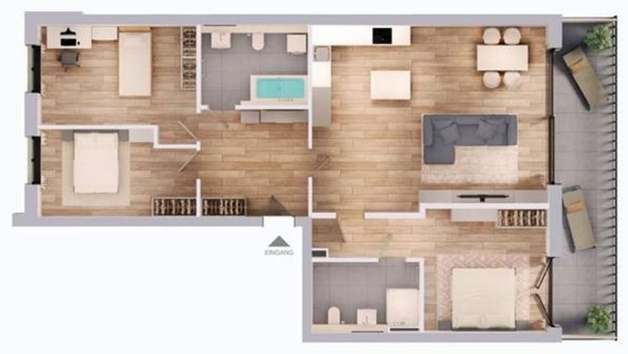 Wohnung in Düsseldorf, Deutschland, 116 m² - Foto 17