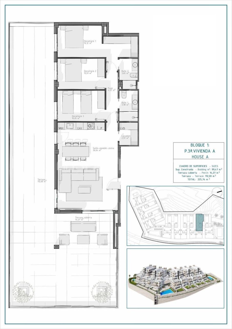 Penthouse Cuevas del Almanzora, Spanien, 100 m² - Foto 14