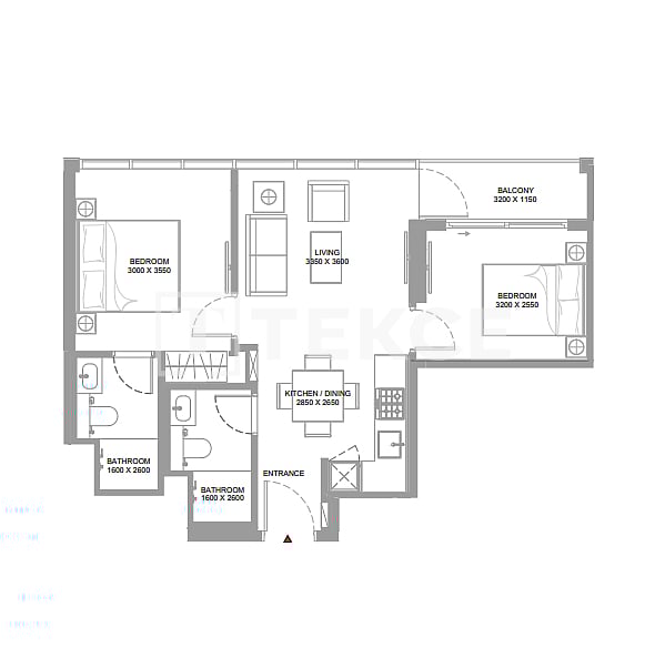 Apartment Siniyah Island, UAE, 46 m² - picture 14