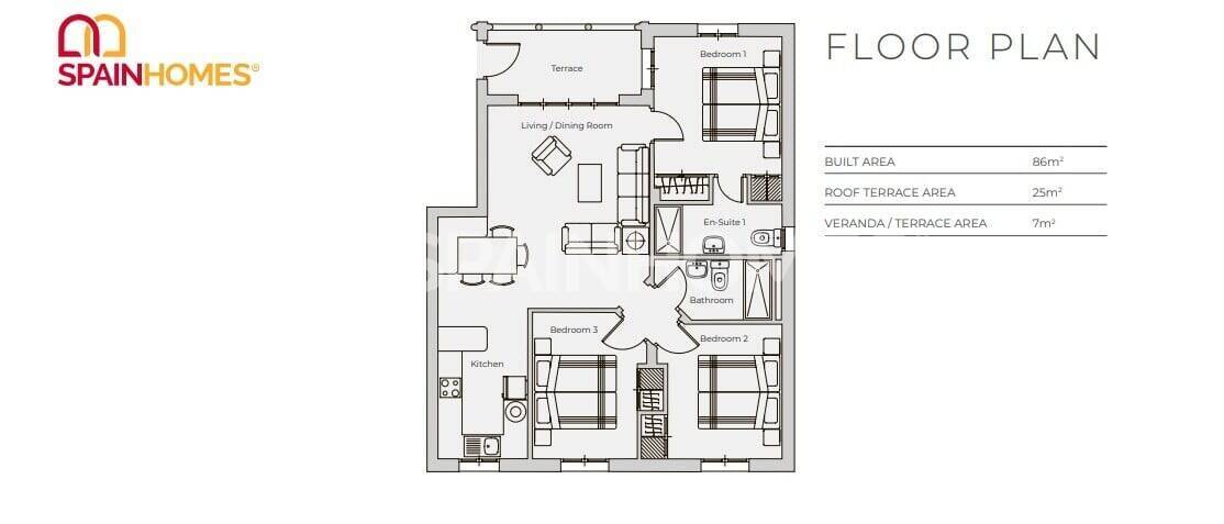 Penthouse Pulpí, Espagne, 72 m² - image 16