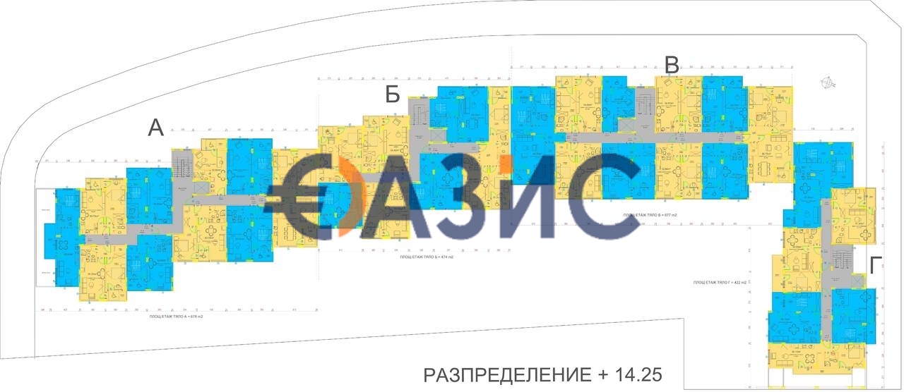 Appartamenti a Burgas, Bulgaria, 60.4 m² - foto 17