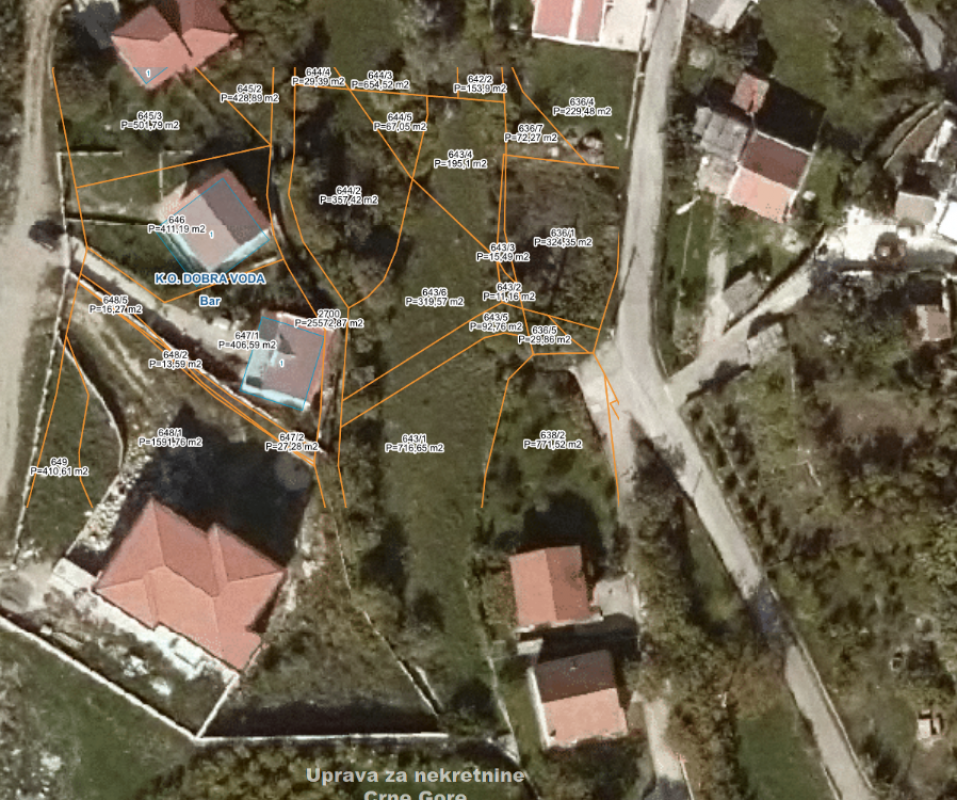 Grundstück in Dobra Voda, Montenegro, 670 m² - Foto 2