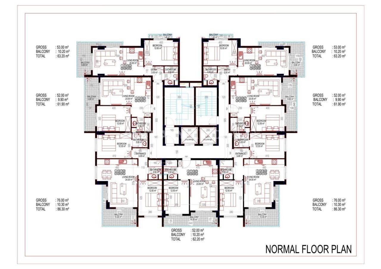 Appartement à Alanya, Turquie, 86 m² - image 15