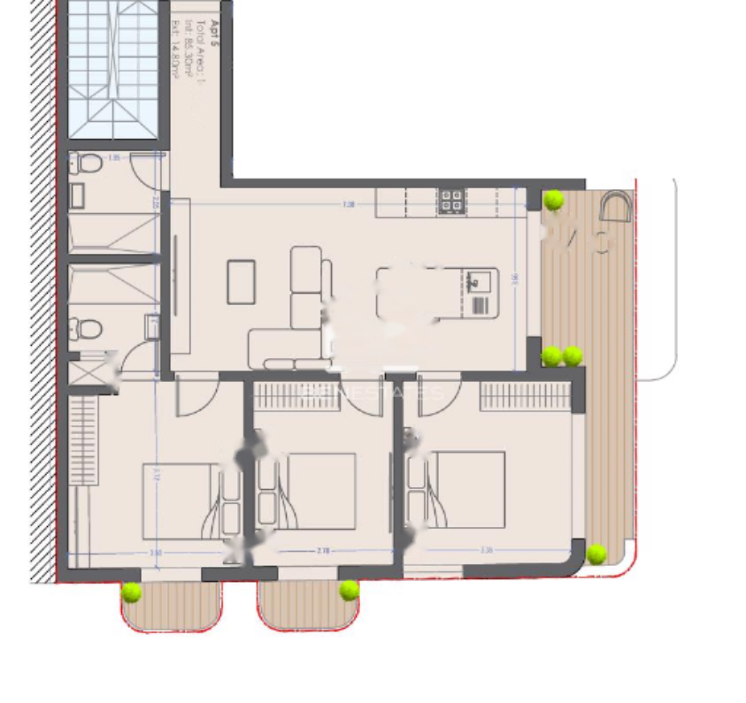 Flat in Zabbar, Malta, 100 m² - picture 1