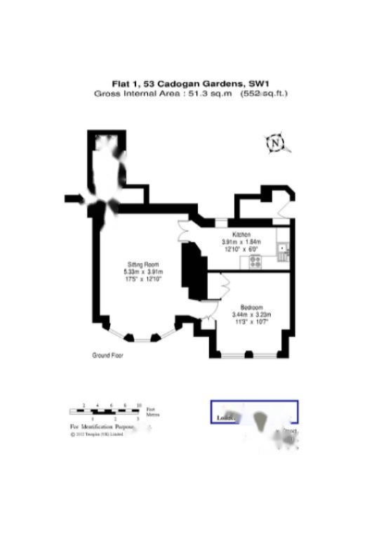 Wohnung in London, Großbritannien, 51 m² - Foto 3