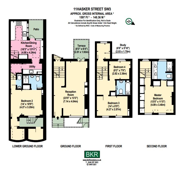 Flat in London, United Kingdom, 148 m² - picture 4