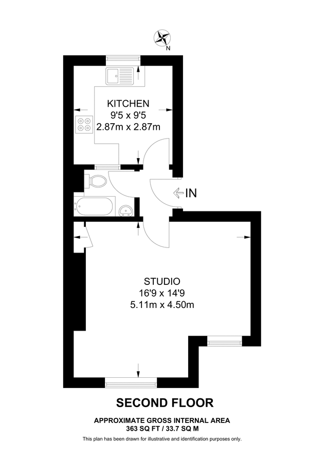 Piso en Londres, Reino Unido, 34 m² - imagen 5