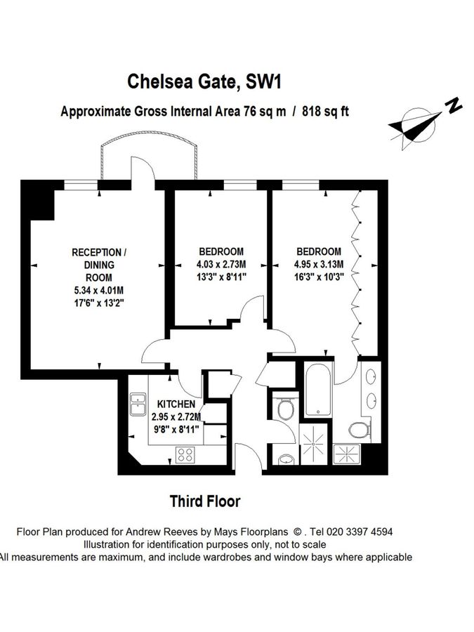 Piso en Londres, Reino Unido, 76 m² - imagen 6