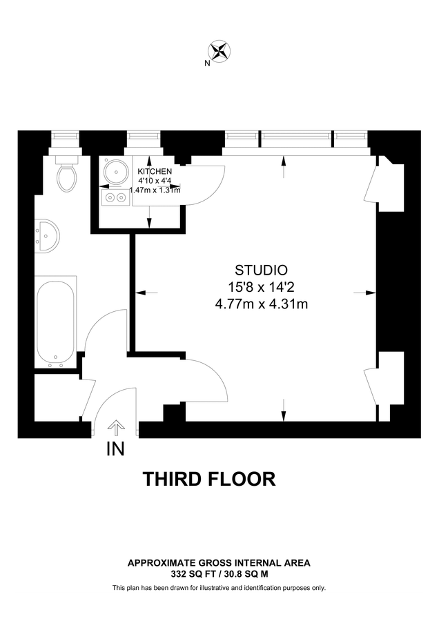 Appartement à Londres, Royaume-Uni, 31 m² - image 6