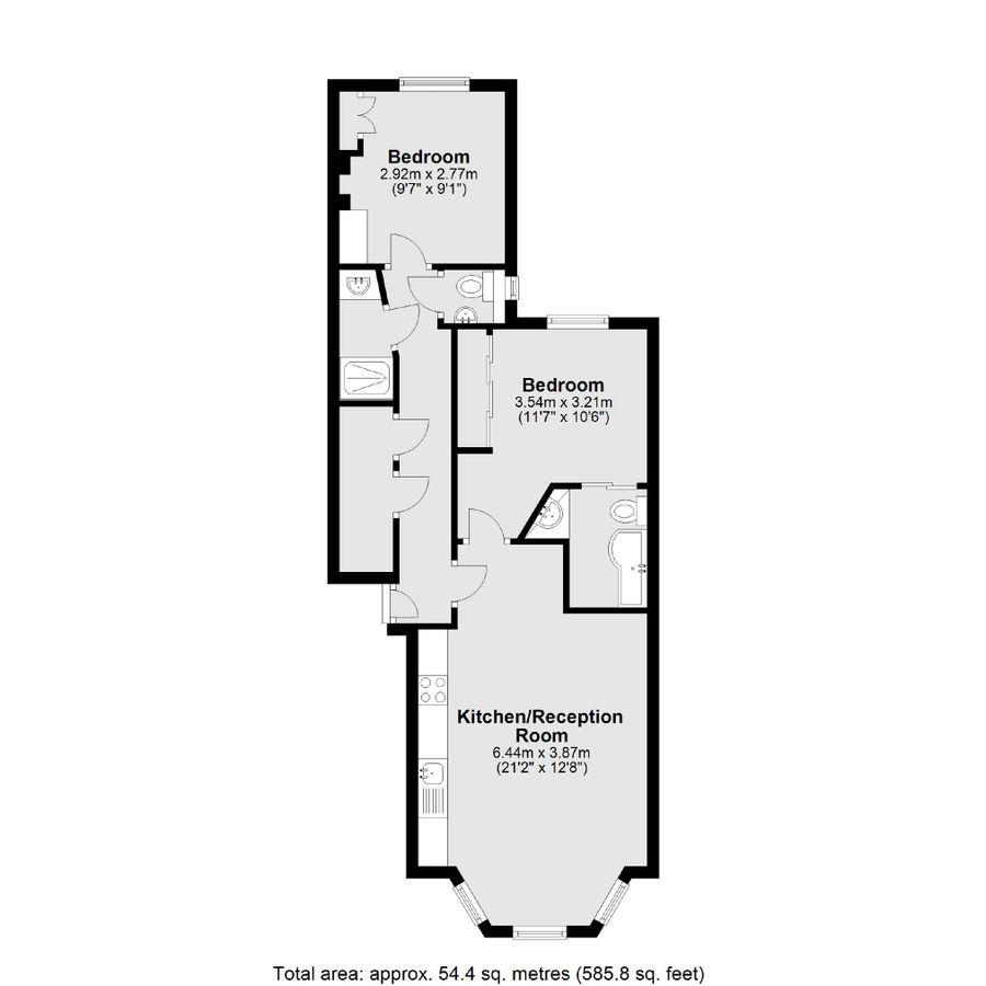 Appartamento a Londra, Regno Unito, 54 m² - foto 6