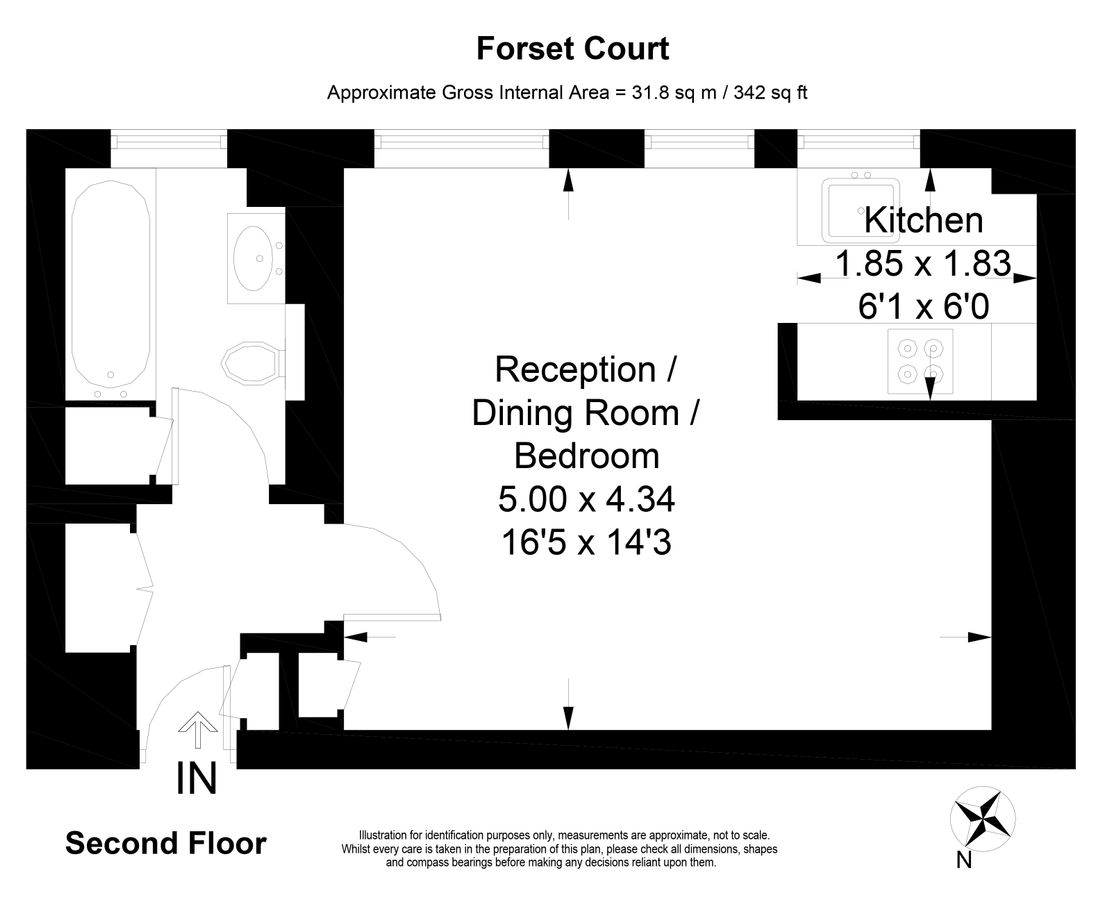 Piso en Londres, Reino Unido, 32 m² - imagen 7