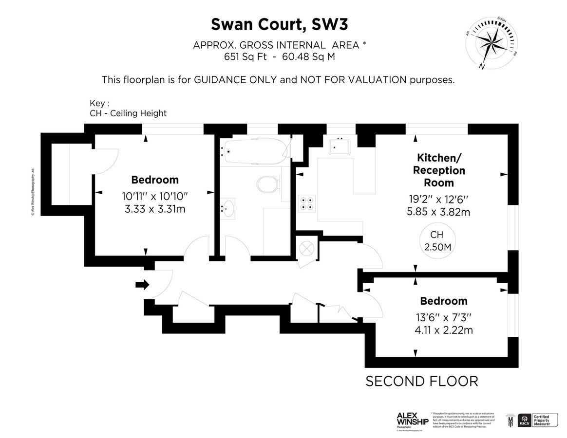Piso en Londres, Reino Unido, 61 m² - imagen 7