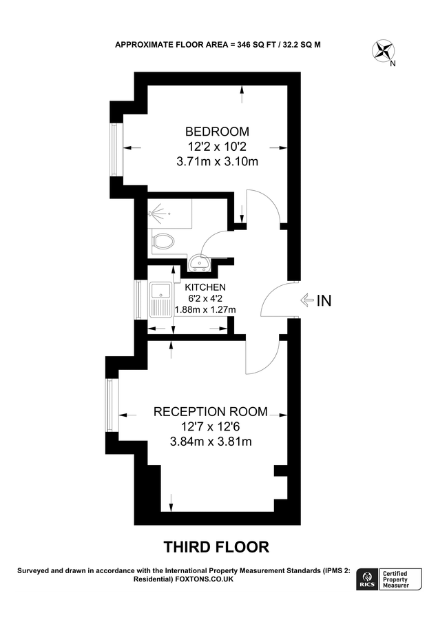 Wohnung in London, Großbritannien, 32 m² - Foto 7