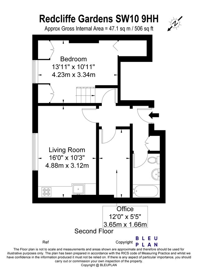 Piso en Londres, Reino Unido, 47 m² - imagen 7