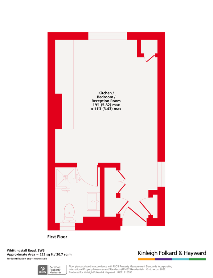 Wohnung in London, Großbritannien, 21 m² - Foto 7