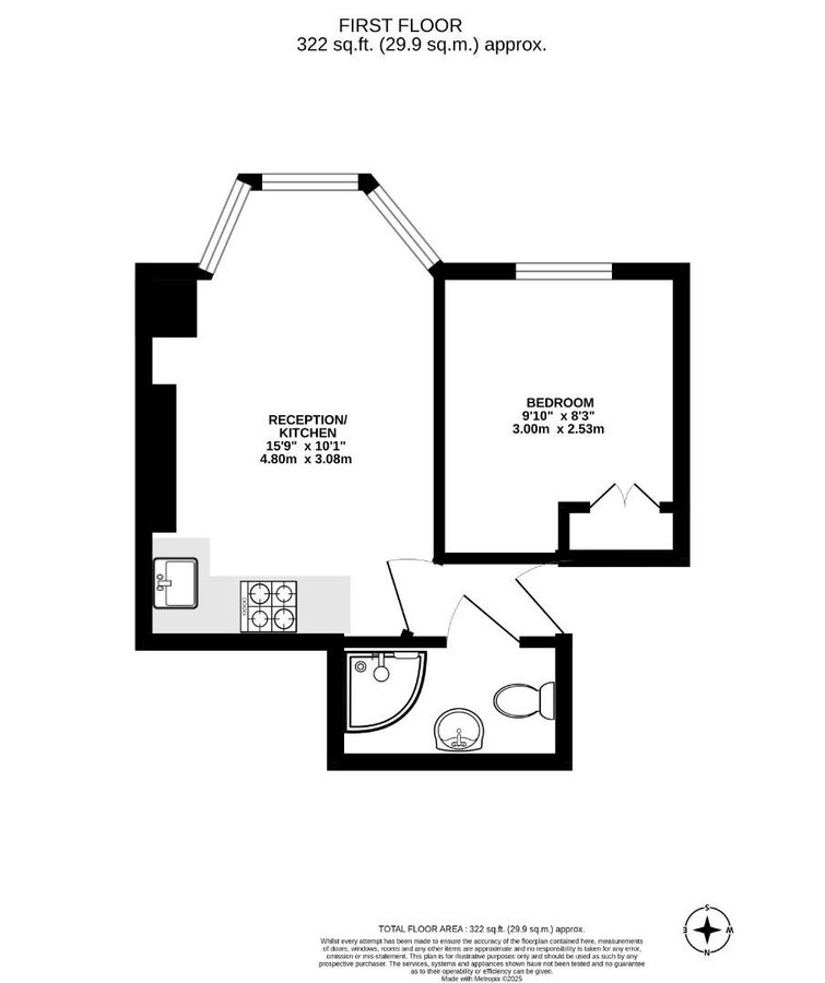 Wohnung in London, Großbritannien, 30 m² - Foto 8