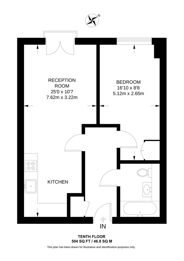 Appartamento a Londra, Regno Unito, 47 m² - foto 8