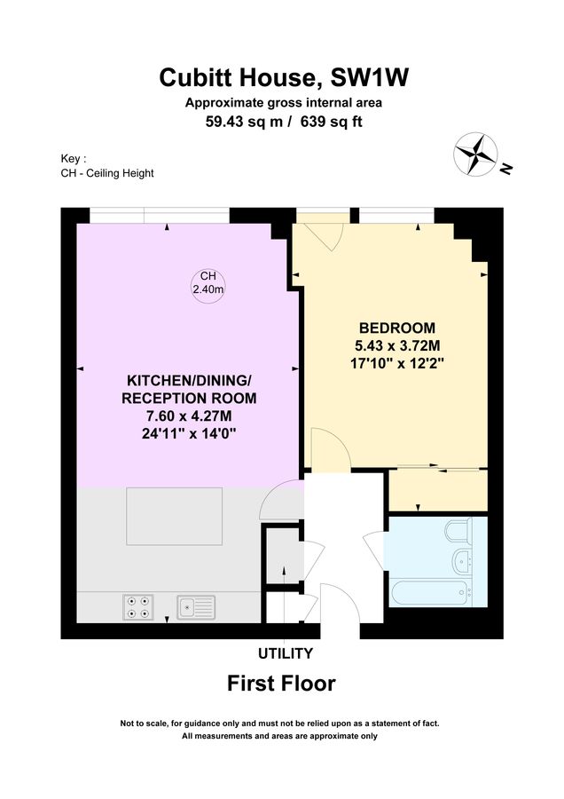Piso en Londres, Reino Unido, 59 m² - imagen 8