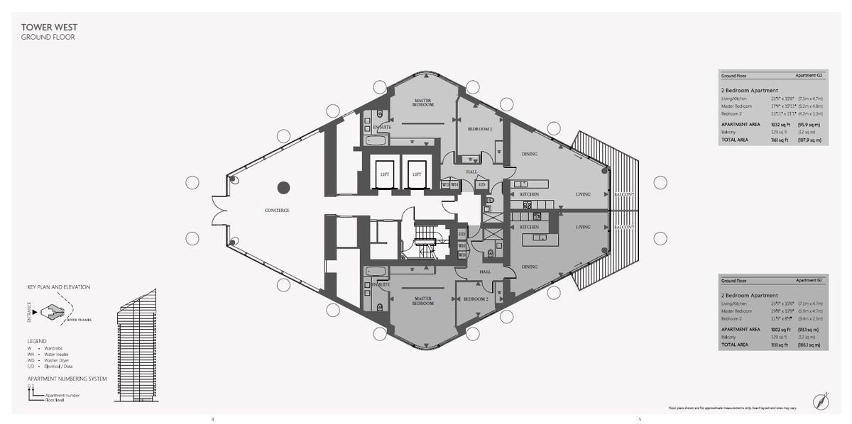 Wohnung in London, Großbritannien, 96 m² - Foto 8