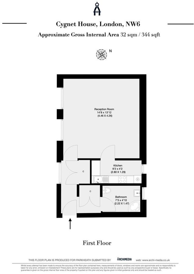 Appartement à Londres, Royaume-Uni, 32 m² - image 8