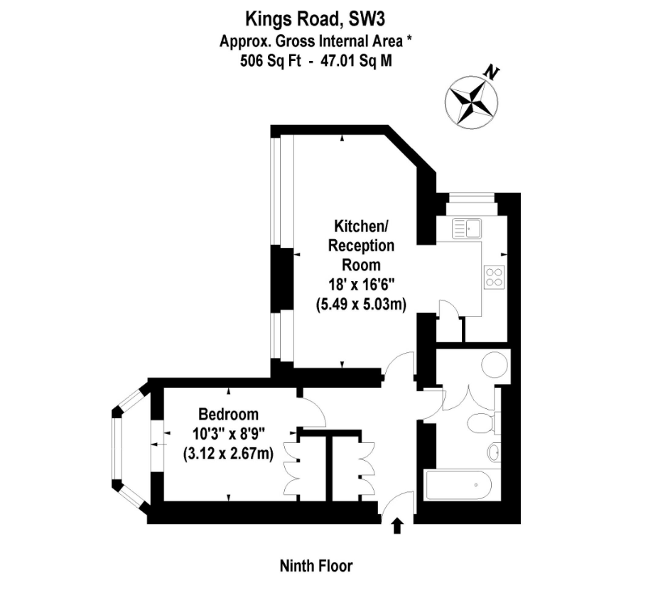 Appartement à Londres, Royaume-Uni, 47 m² - image 7