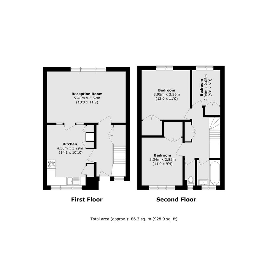 Wohnung in London, Großbritannien, 86 m² - Foto 8