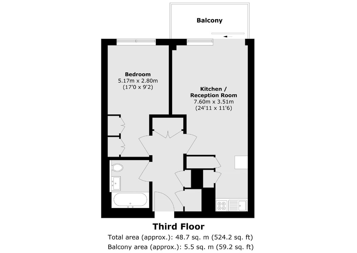 Appartamento a Londra, Regno Unito, 49 m² - foto 8