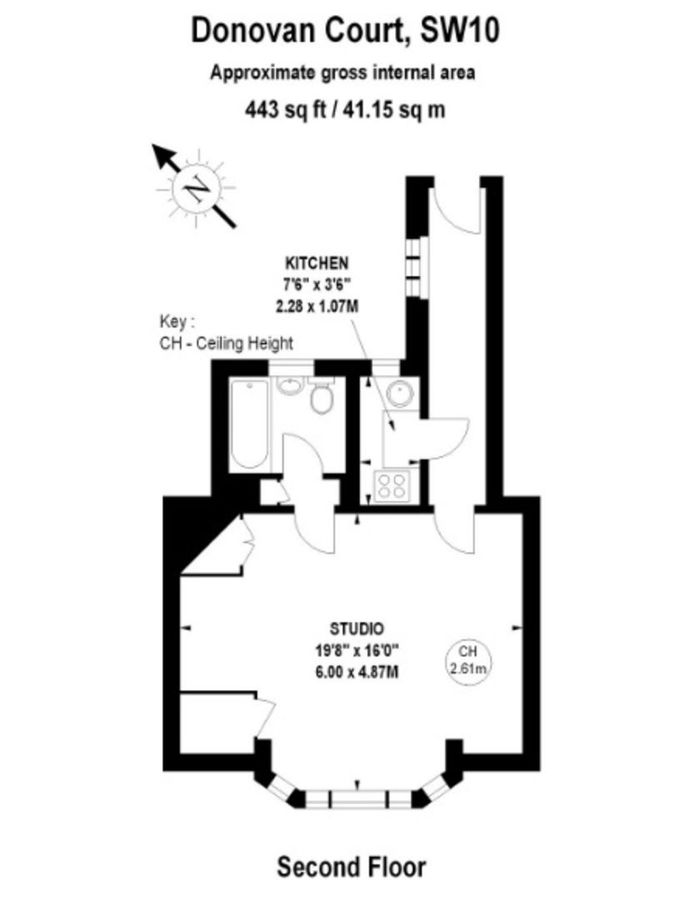 Wohnung in London, Großbritannien, 41 m² - Foto 8