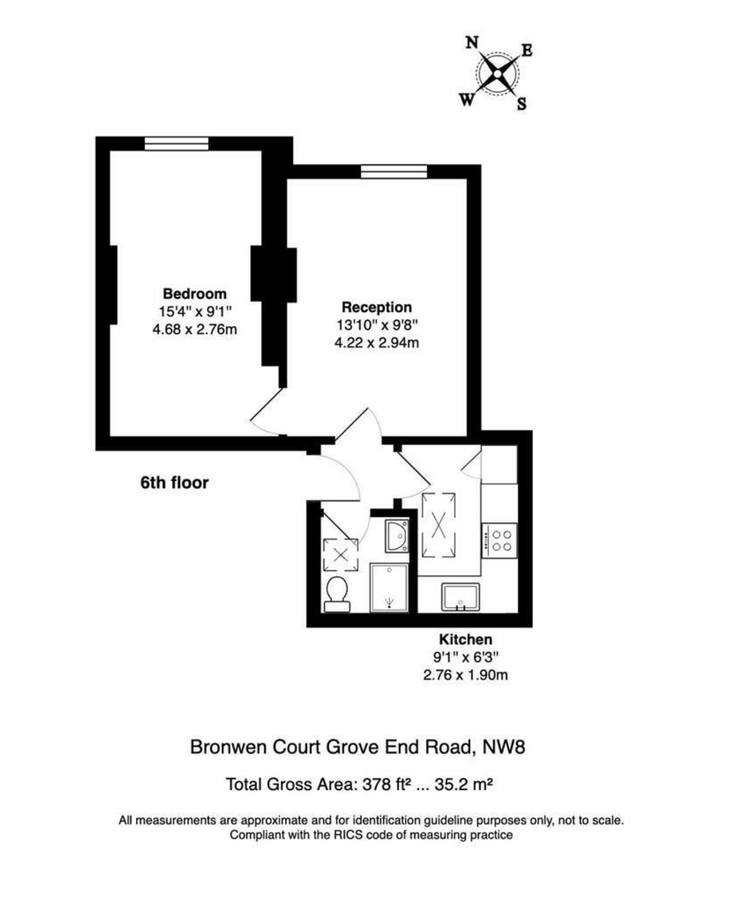 Flat in London, United Kingdom, 35 m² - picture 7