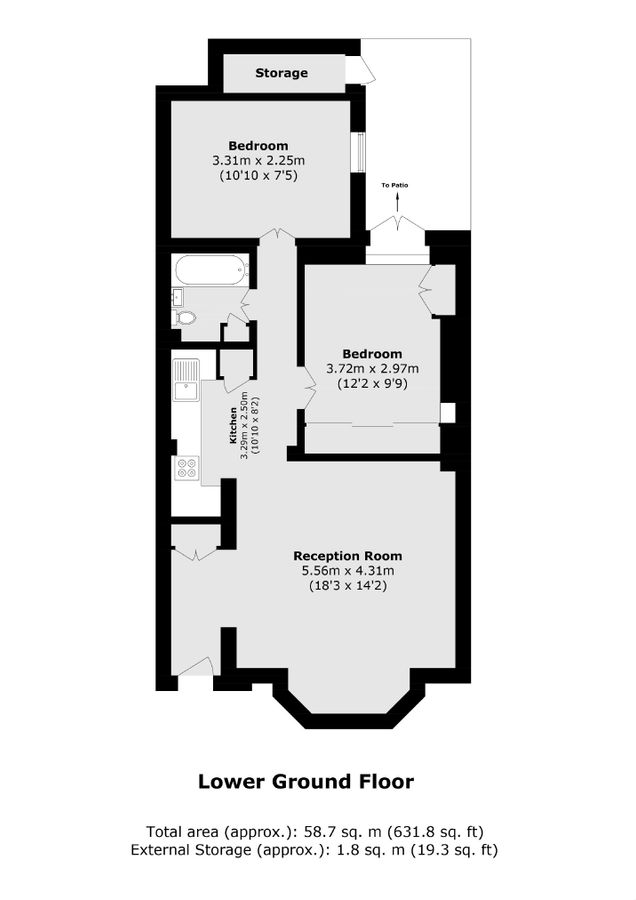 Appartamento a Londra, Regno Unito, 59 m² - foto 9