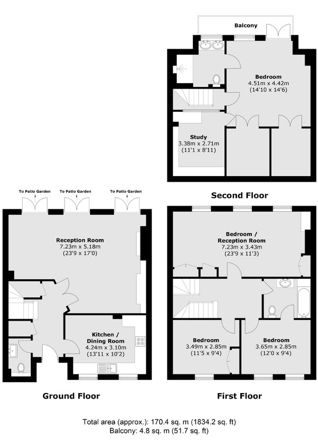 Appartement à Londres, Royaume-Uni, 170 m² - image 9