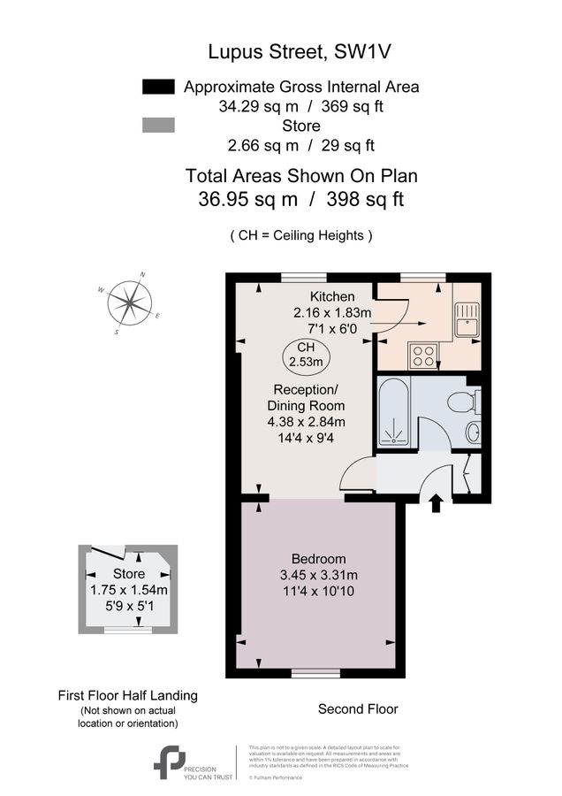 Wohnung in London, Großbritannien, 37 m² - Foto 9