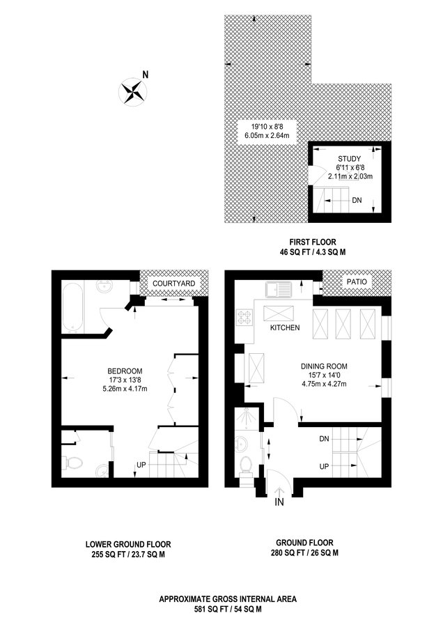 Piso en Londres, Reino Unido, 54 m² - imagen 9