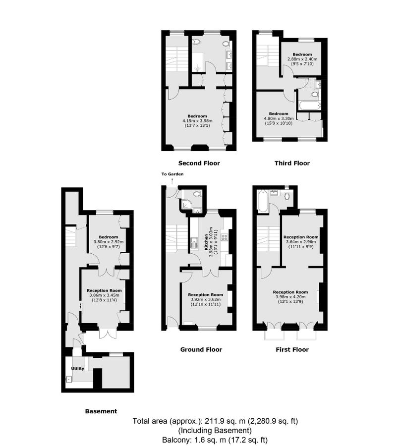 Wohnung in London, Großbritannien, 212 m² - Foto 9