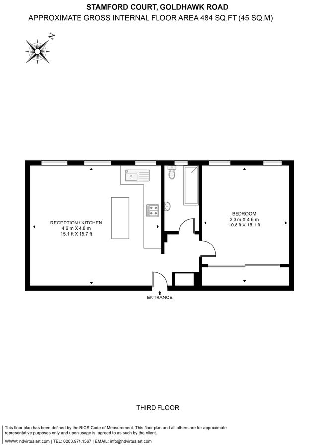 Appartement à Londres, Royaume-Uni, 45 m² - image 10